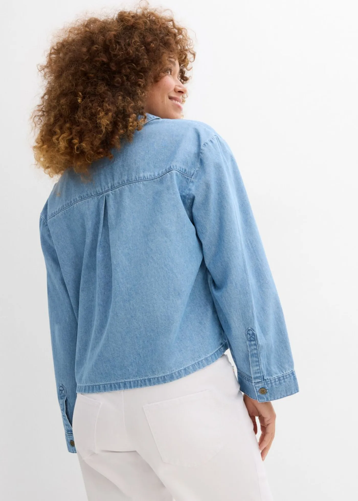 bonprix bonprix Túnica vaquera Denim hielo Online