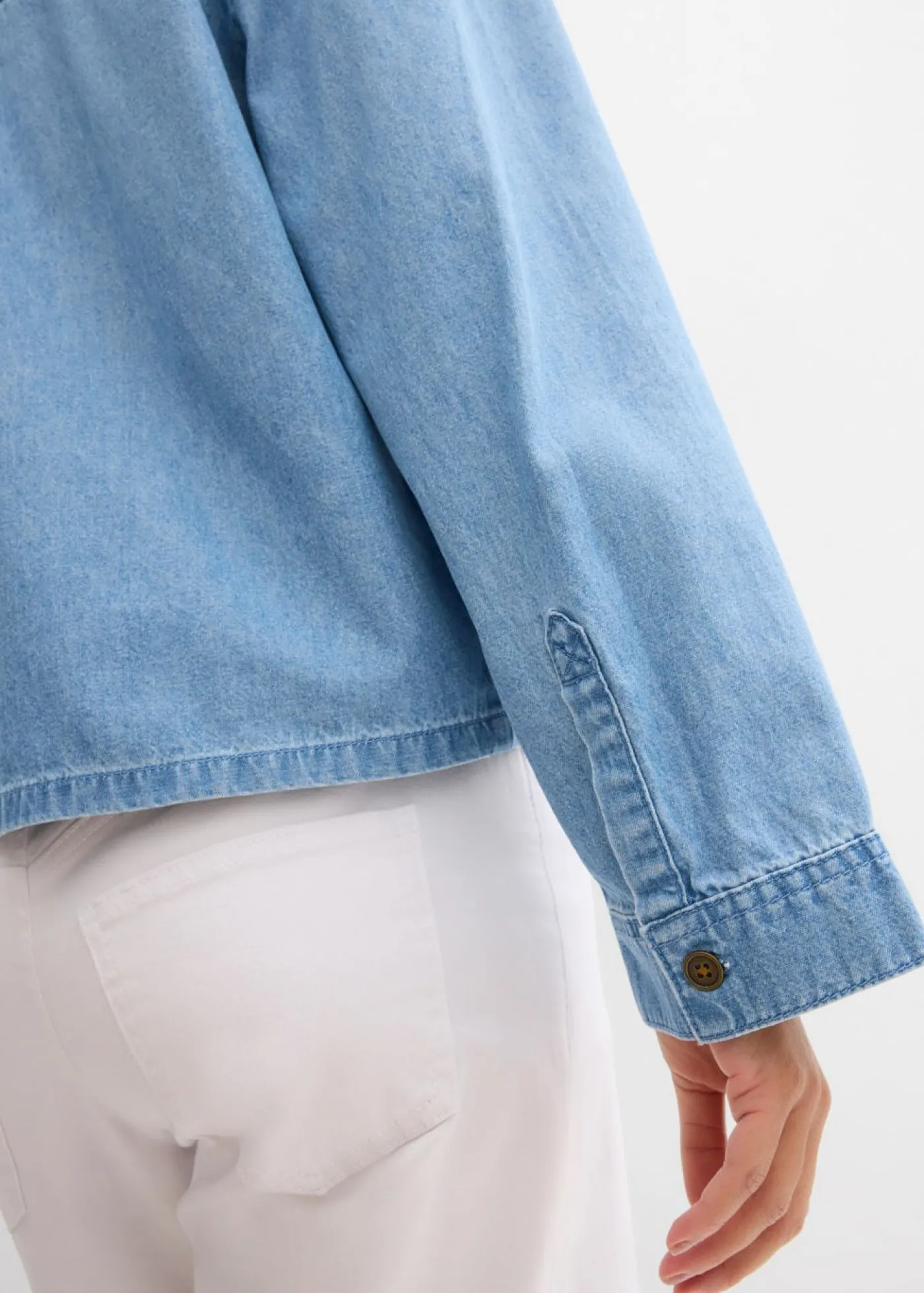 bonprix bonprix Túnica vaquera Denim hielo Online