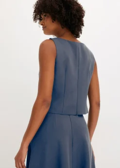 bonprix bonprix Top Azul oscuro-gris guijarro