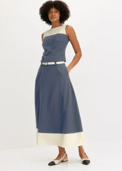bonprix bonprix Top Azul oscuro-gris guijarro