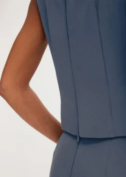 bonprix bonprix Top Azul oscuro-gris guijarro