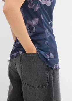 bonprix bonprix Top antracita con flores
