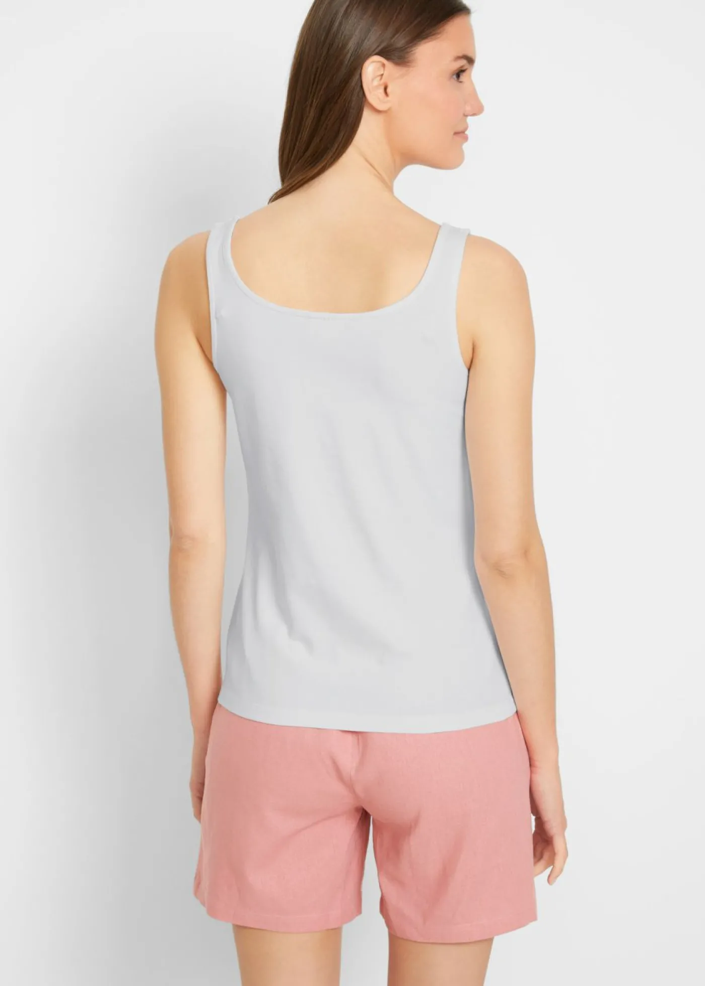 bonprix bonprix Top (2 unidades) Blanco-negro Discount