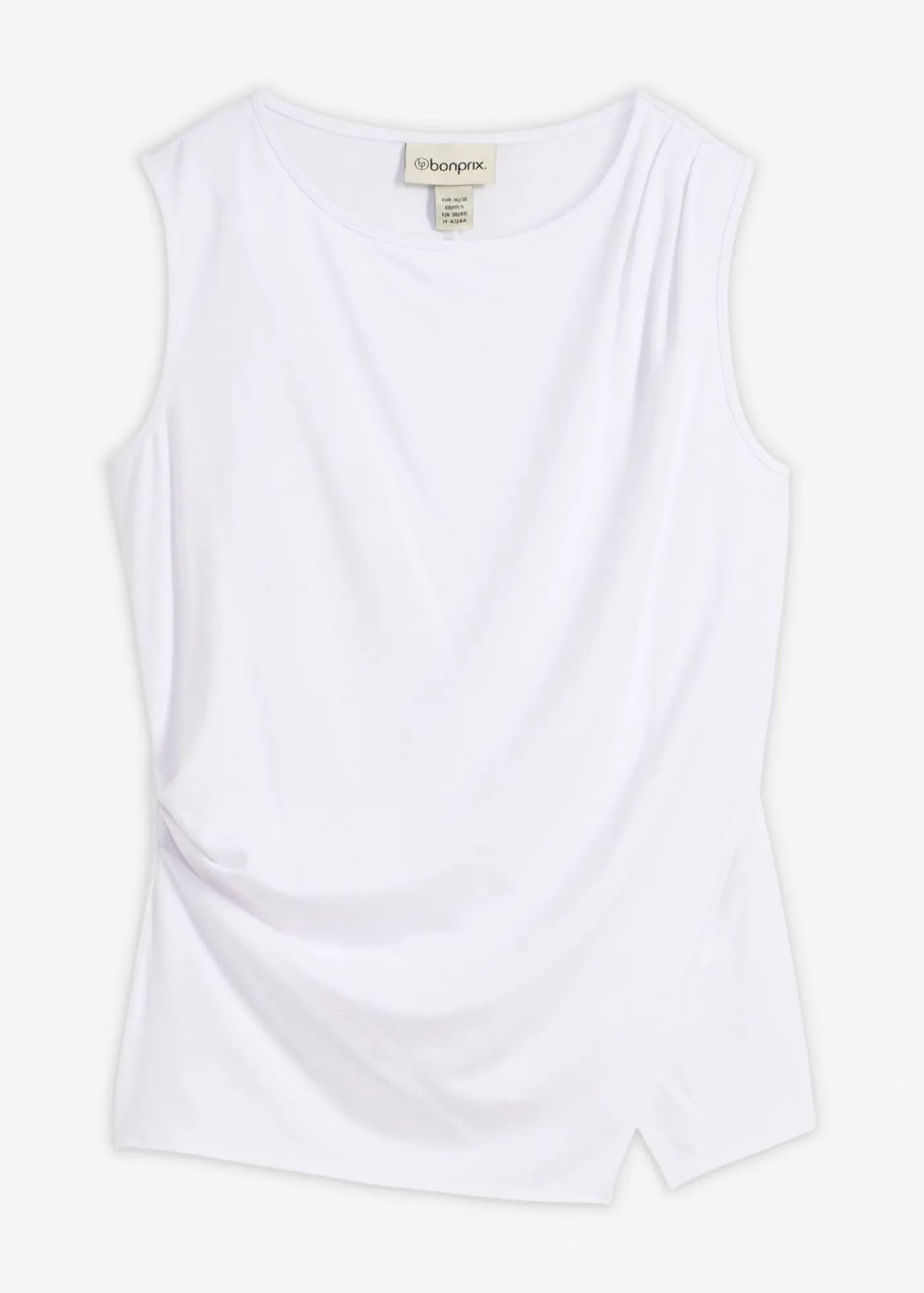 bonprix bonprix Top asimétrico Blanco Discount
