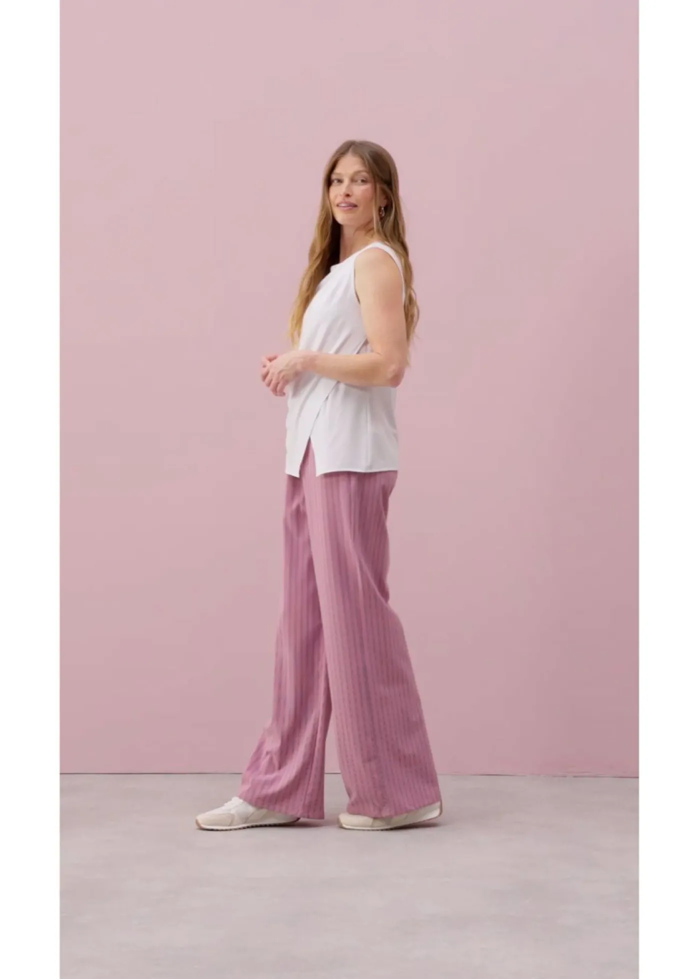 bonprix bonprix Top asimétrico Blanco Discount