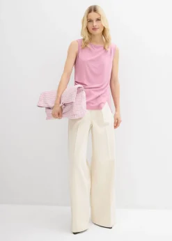 bonprix bonprix Top asimétrico Malva Clearance