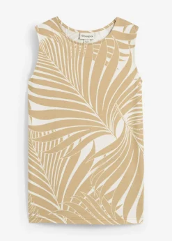 bonprix bonprix Top con aberturas laterales blanco lana-beige nuevo Outlet
