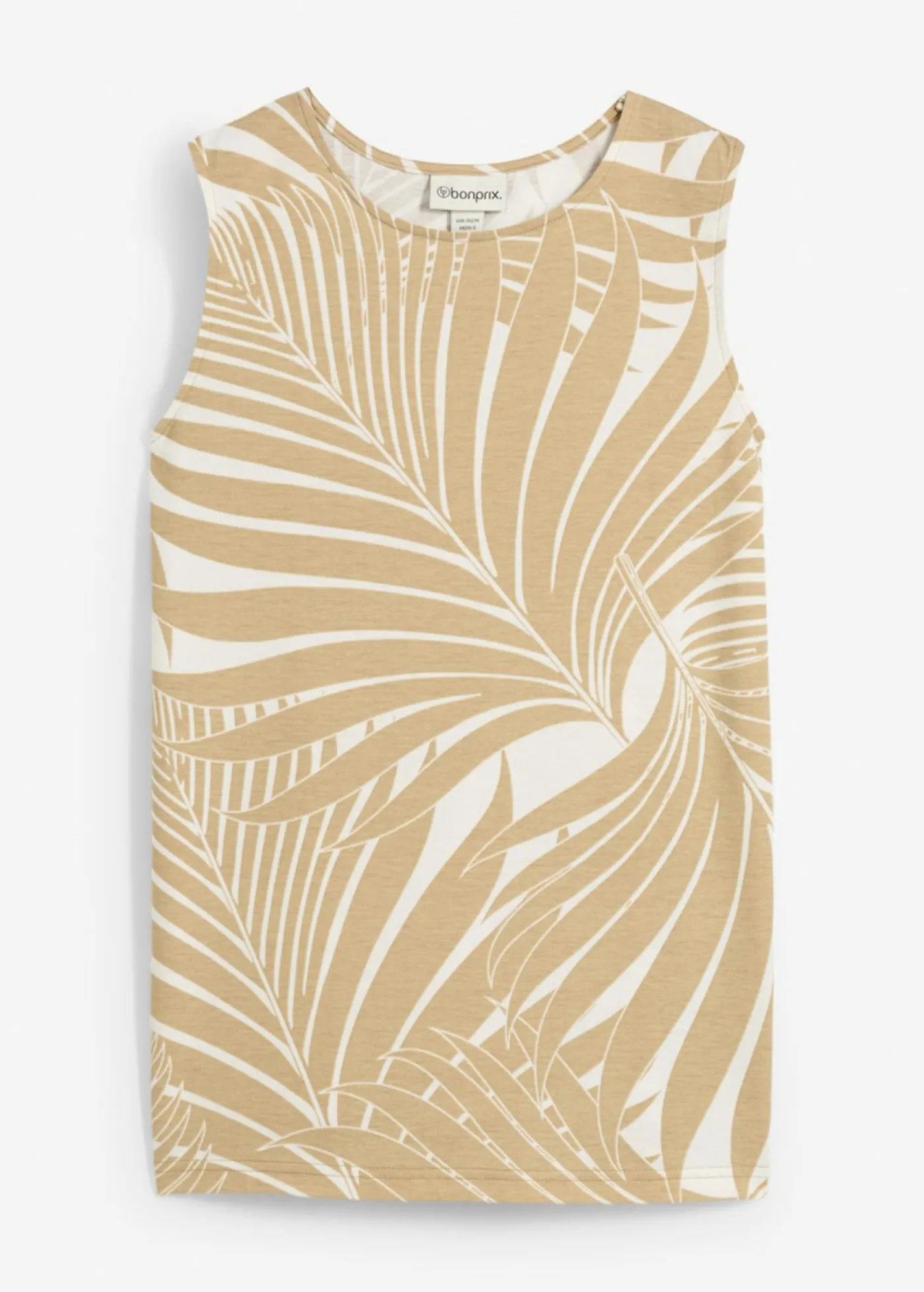 bonprix bonprix Top con aberturas laterales blanco lana-beige nuevo Outlet