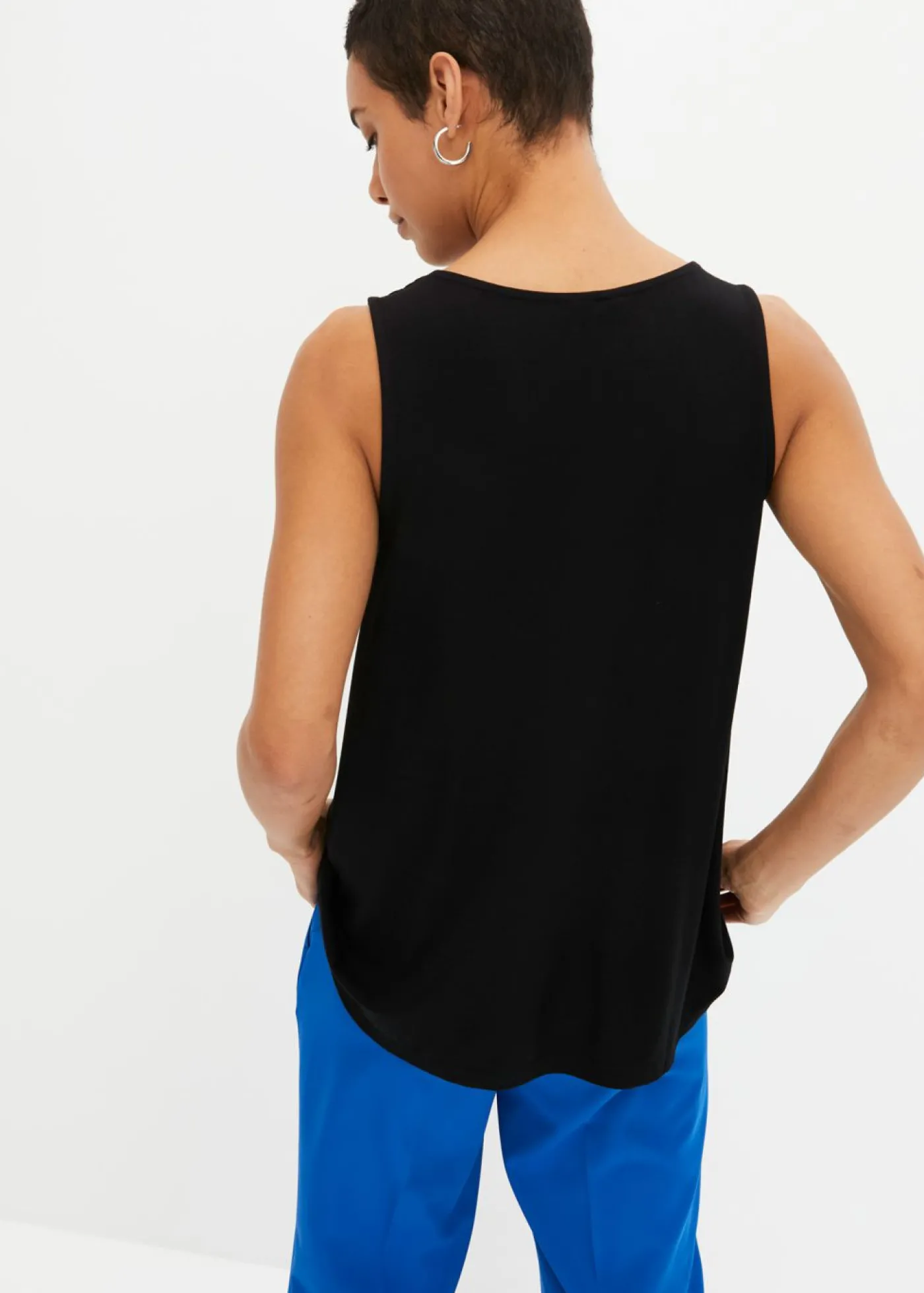 bonprix bonprix Top con cremallera Negro Hot