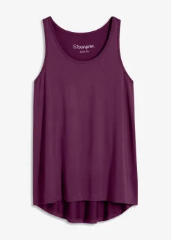 bonprix bonprix Top con espalda deportiva y material de secado rápido morado intenso