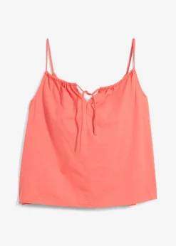 bonprix bonprix Top con tirantes finos Salmón claro Hot