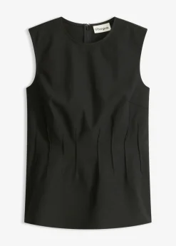 bonprix bonprix Top de bengalina Negro New