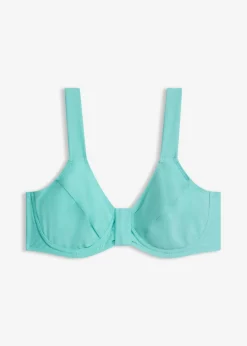 bonprix bonprix Top de bikini reductor con tirantes anchos turquesa Clearance