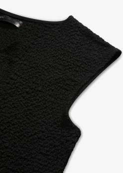 bonprix bonprix Top de crepé ligero Negro Clearance