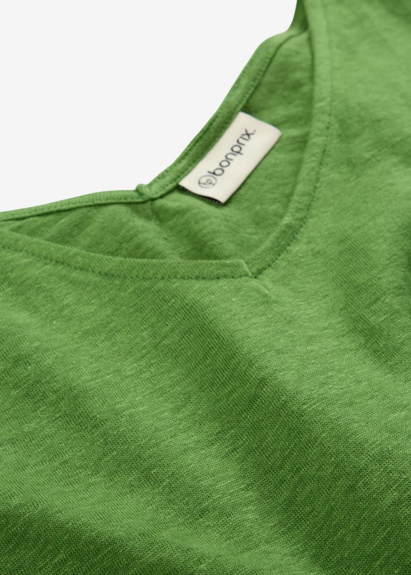 bonprix bonprix Top de lino puro Verde Discount