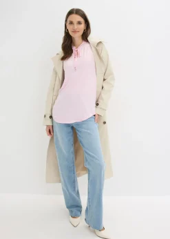 bonprix bonprix Top de mezcla de viscosa rosa cristal Clearance