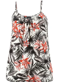 bonprix bonprix Top de mezcla de viscosa suave con tirantes finos crema suave Hot