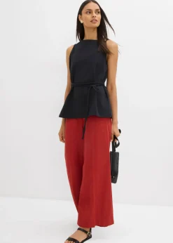 bonprix bonprix Top de piqué Negro Outlet