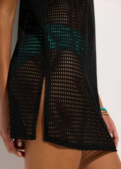 bonprix bonprix Top de playa transparente Negro Online