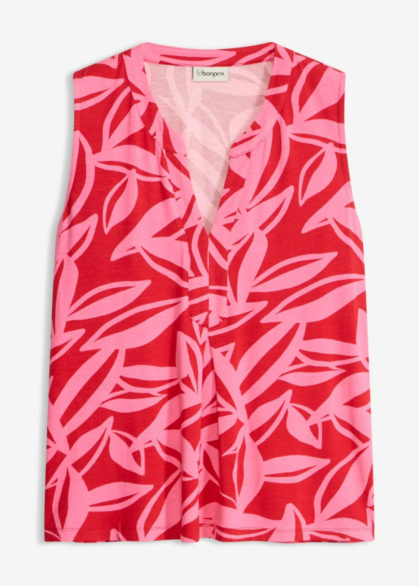 bonprix bonprix Top de suave mezcla de viscosa rojo / rosa caliente Outlet