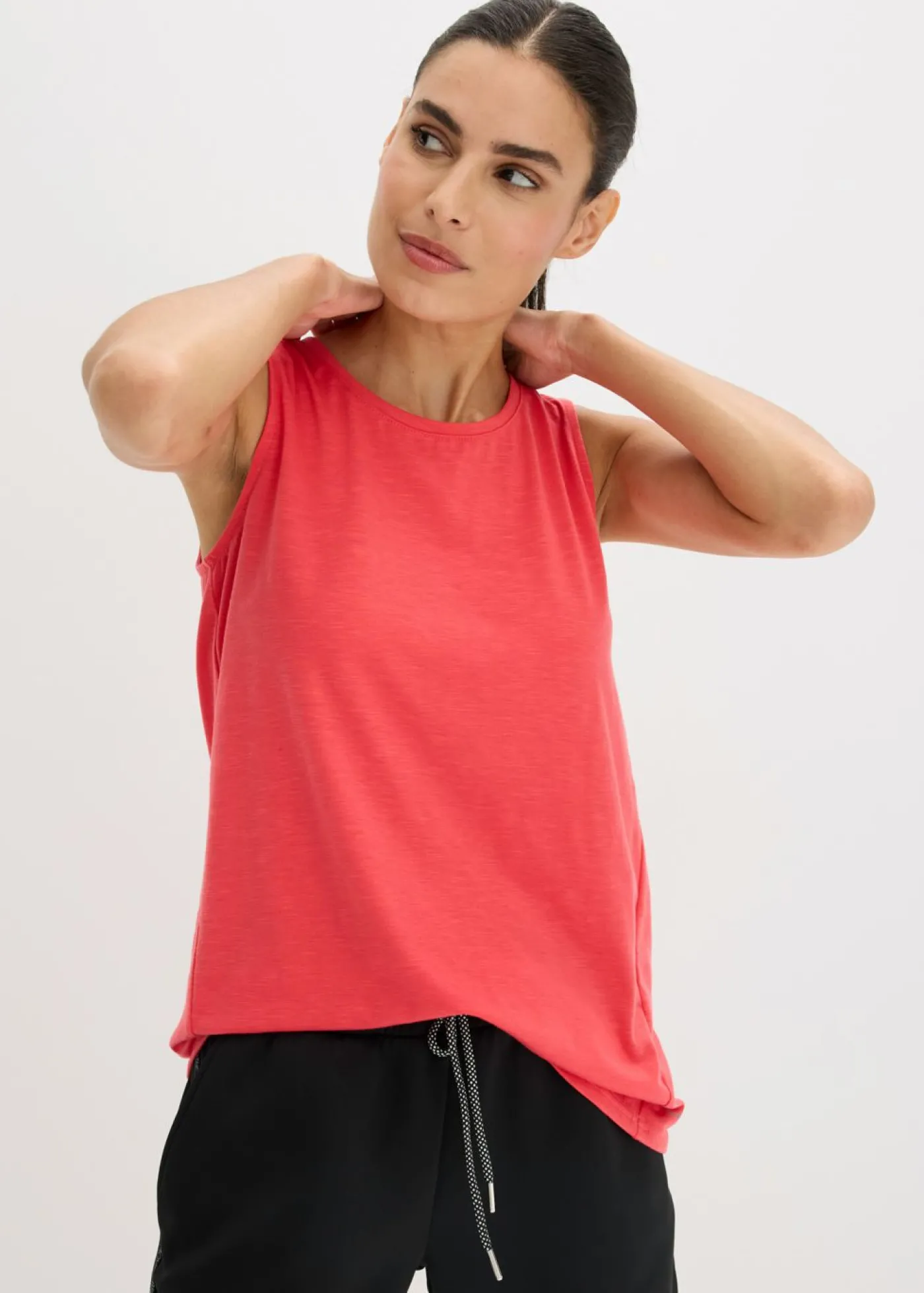 bonprix bonprix Top funcional (2 unidades) de secado rápido negro-rosa paraíso New