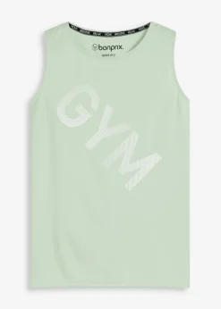 bonprix bonprix Top funcional de secado rápido Verde pastel Clearance