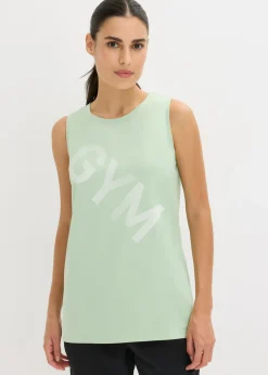 bonprix bonprix Top funcional de secado rápido Verde pastel Clearance