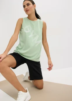 bonprix bonprix Top funcional de secado rápido Verde pastel Clearance