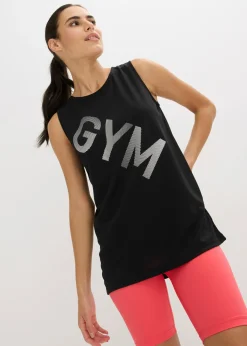 bonprix bonprix Top funcional de secado rápido Negro Discount