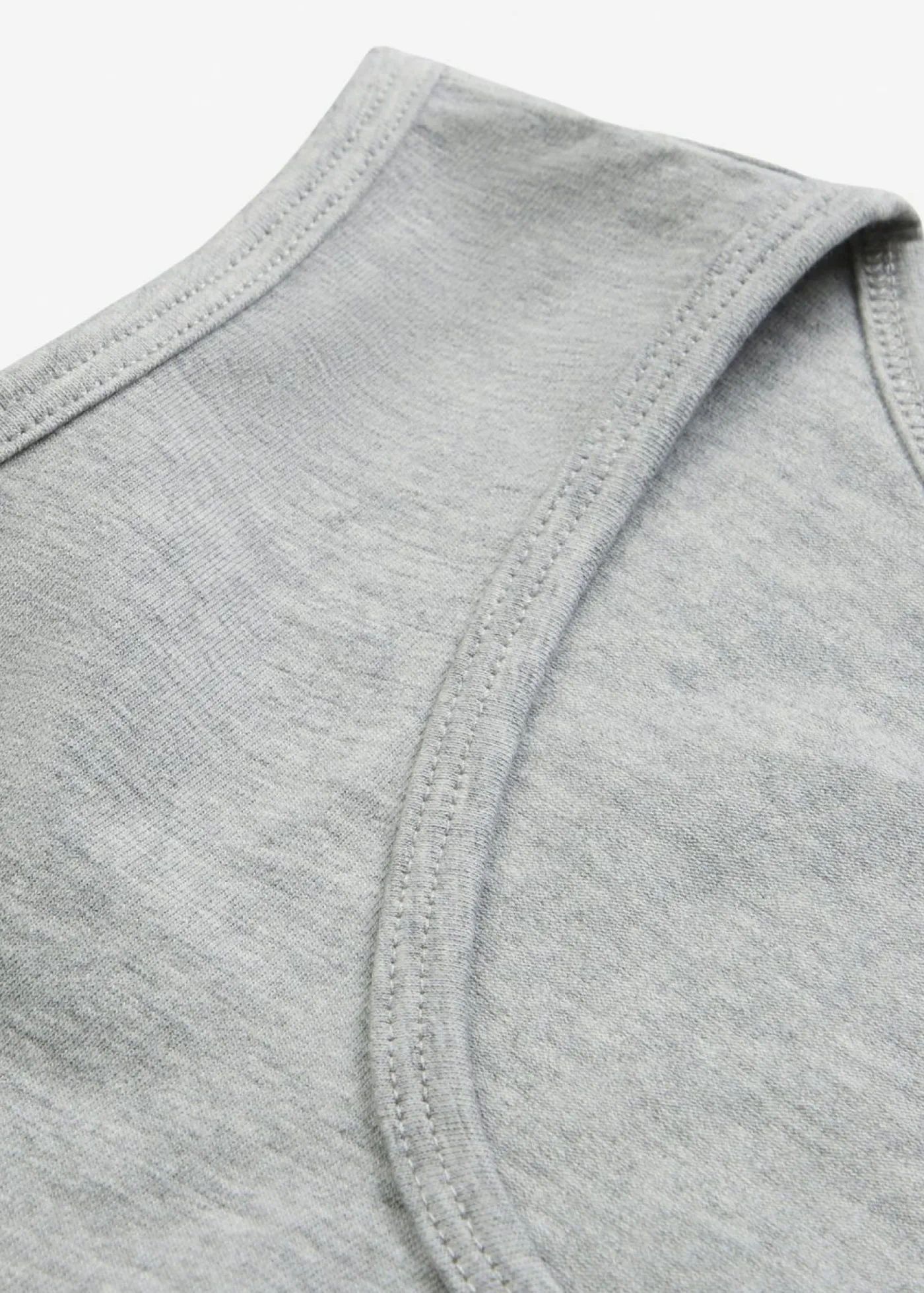 bonprix bonprix Top largo (2 unidades) Negro-gris claro jaspeado Hot