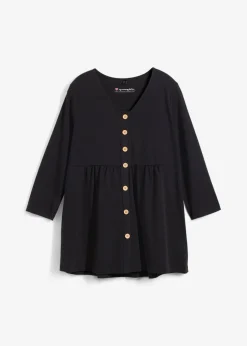bonprix bonprix Top premamá/de lactancia 2 en 1 de algodón orgánico Negro Online