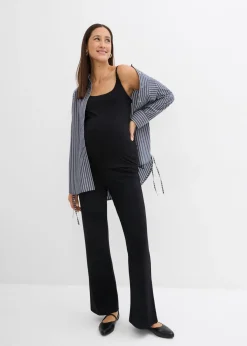 bonprix bonprix Tops de lactancia de algodón orgánico (2 unidades) Negro New