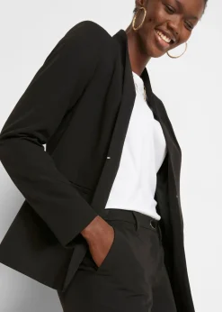 bonprix bonprix Traje con pantalón (2 piezas) Negro Online