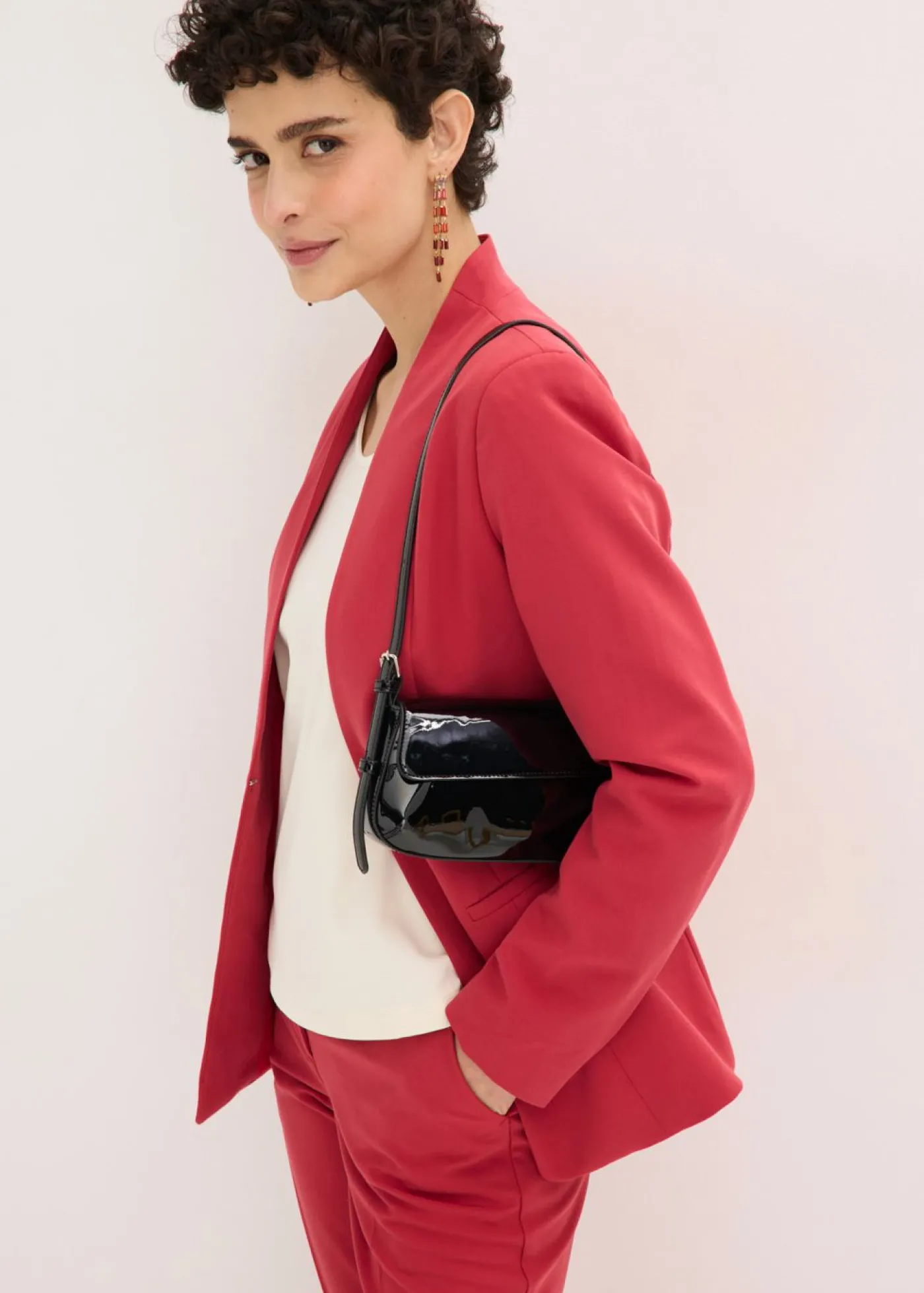bonprix bonprix Traje con pantalón (2 piezas) Cereza Outlet