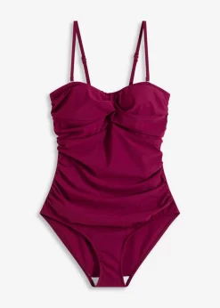 bonprix bonprix Traje de baño con efecto moldeador medio y aspecto cruzado Baya New