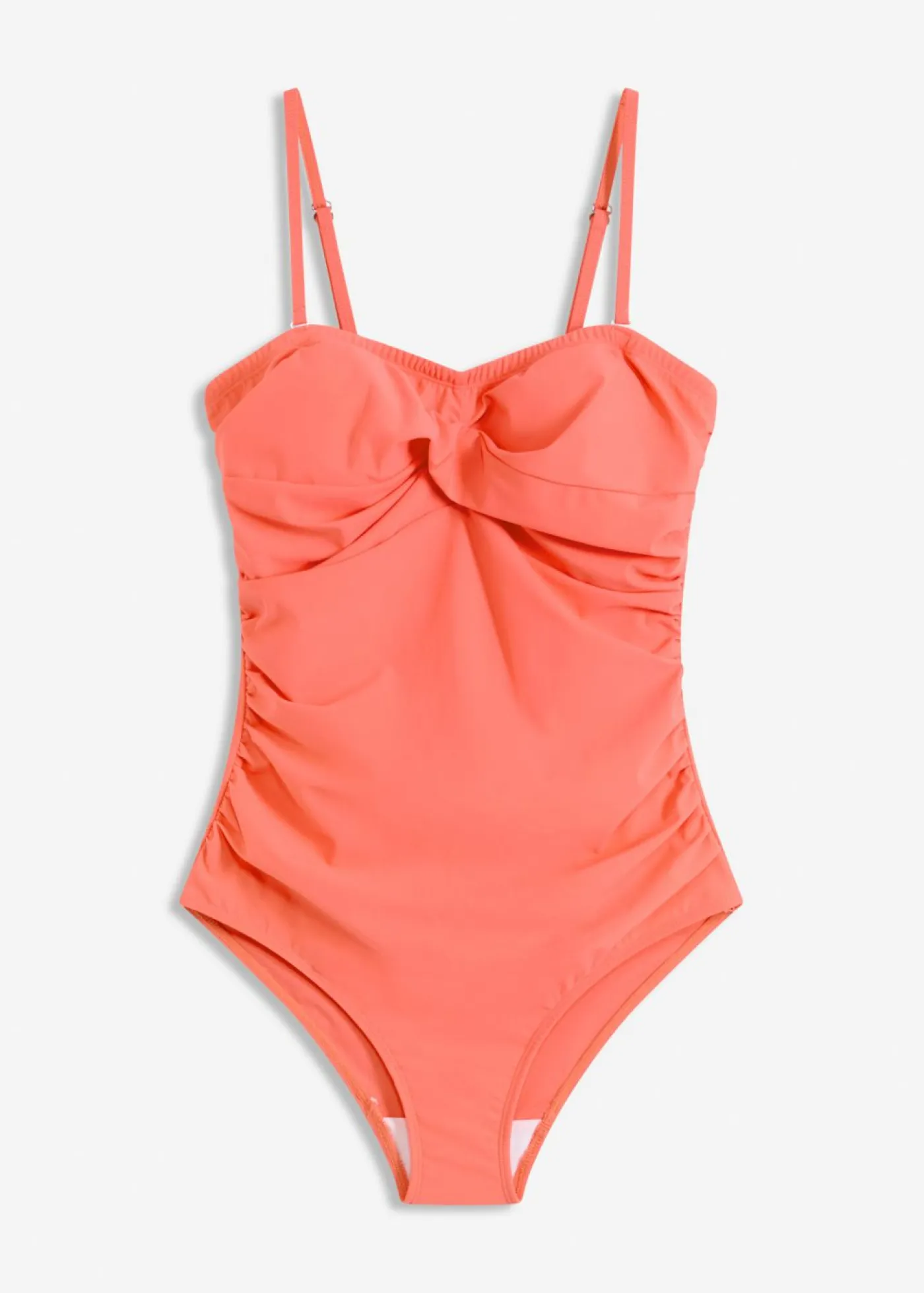 bonprix bonprix Traje de baño con efecto moldeador medio y aspecto cruzado Coral New