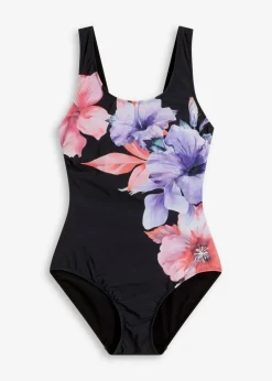 bonprix bonprix Traje de baño con ligero efecto moldeador Negro New