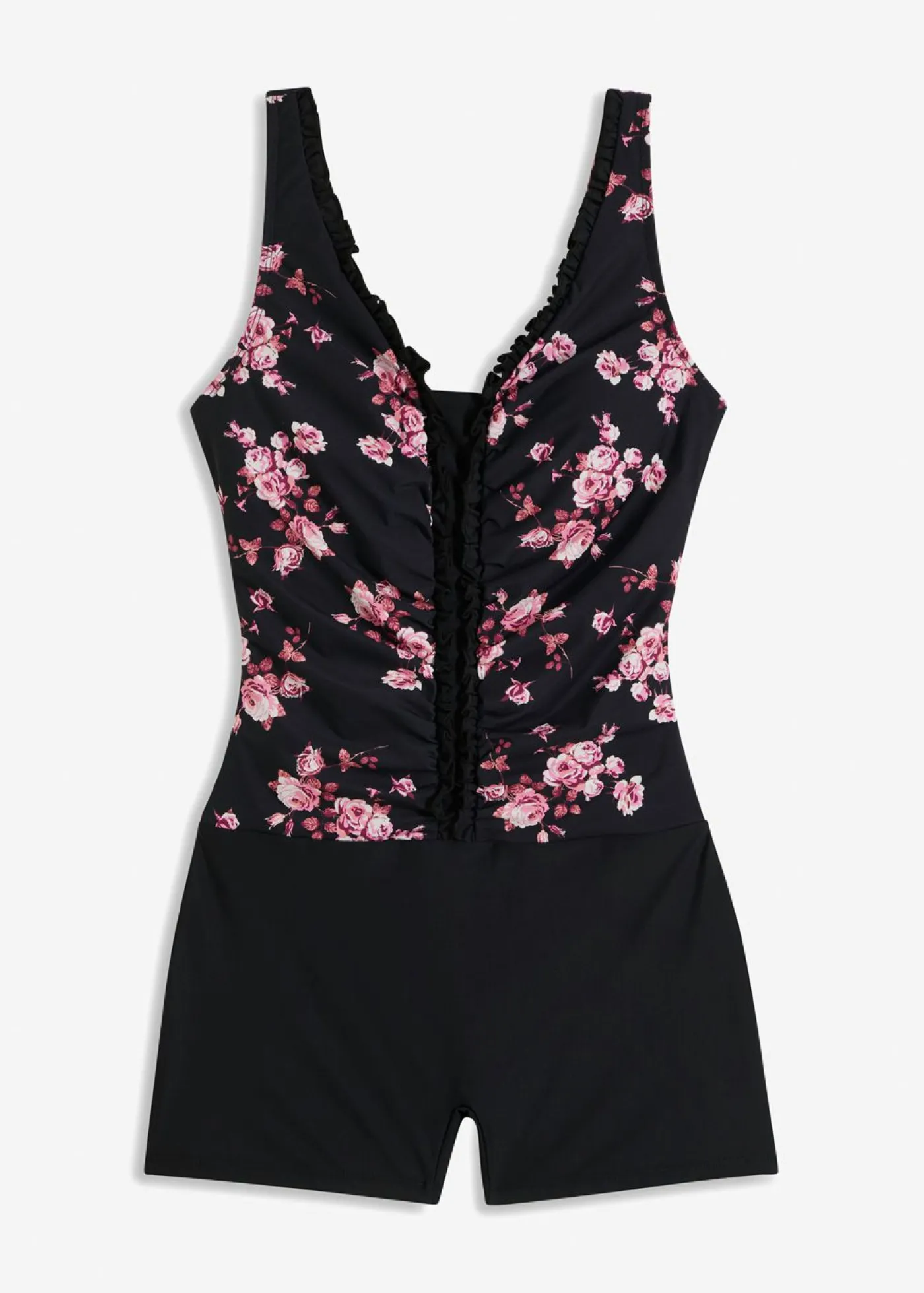 bonprix bonprix Traje de baño con ligero efecto moldeador Negro Online