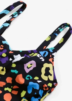 bonprix bonprix Traje de baño con ligero efecto moldeador Negro multicolor Hot