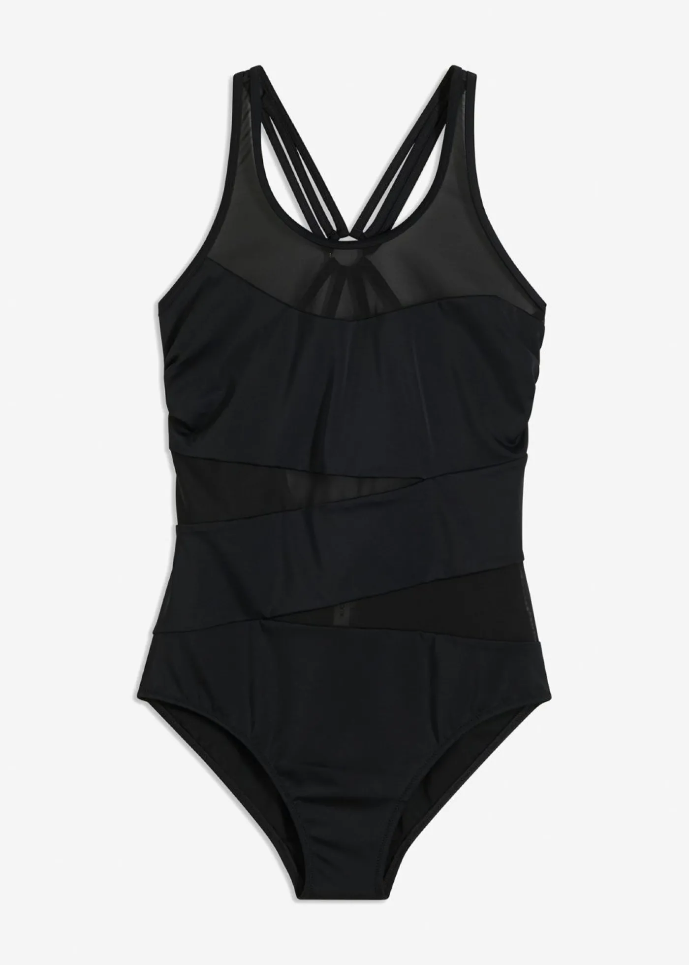 bonprix bonprix Traje de baño con ligero efecto moldeador Negro Online