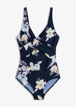 bonprix bonprix Traje de baño con ligero efecto moldeador Azul marino Discount