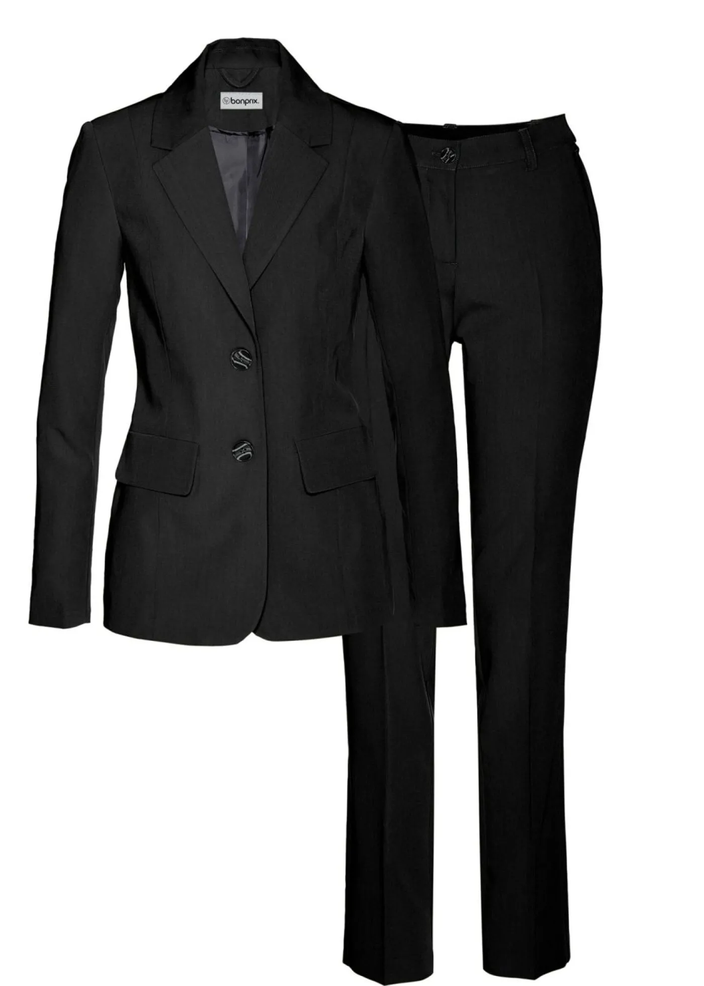 bonprix bonprix Traje de pantalón (2 piezas) Negro Best