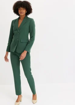 bonprix bonprix Traje de pantalón (2 piezas) verde sombra Clearance