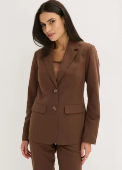 bonprix bonprix Traje de pantalón (2 piezas) marrón Outlet
