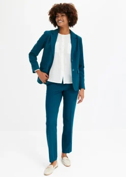 bonprix bonprix Traje de pantalón (2 piezas) Petróleo azul Outlet