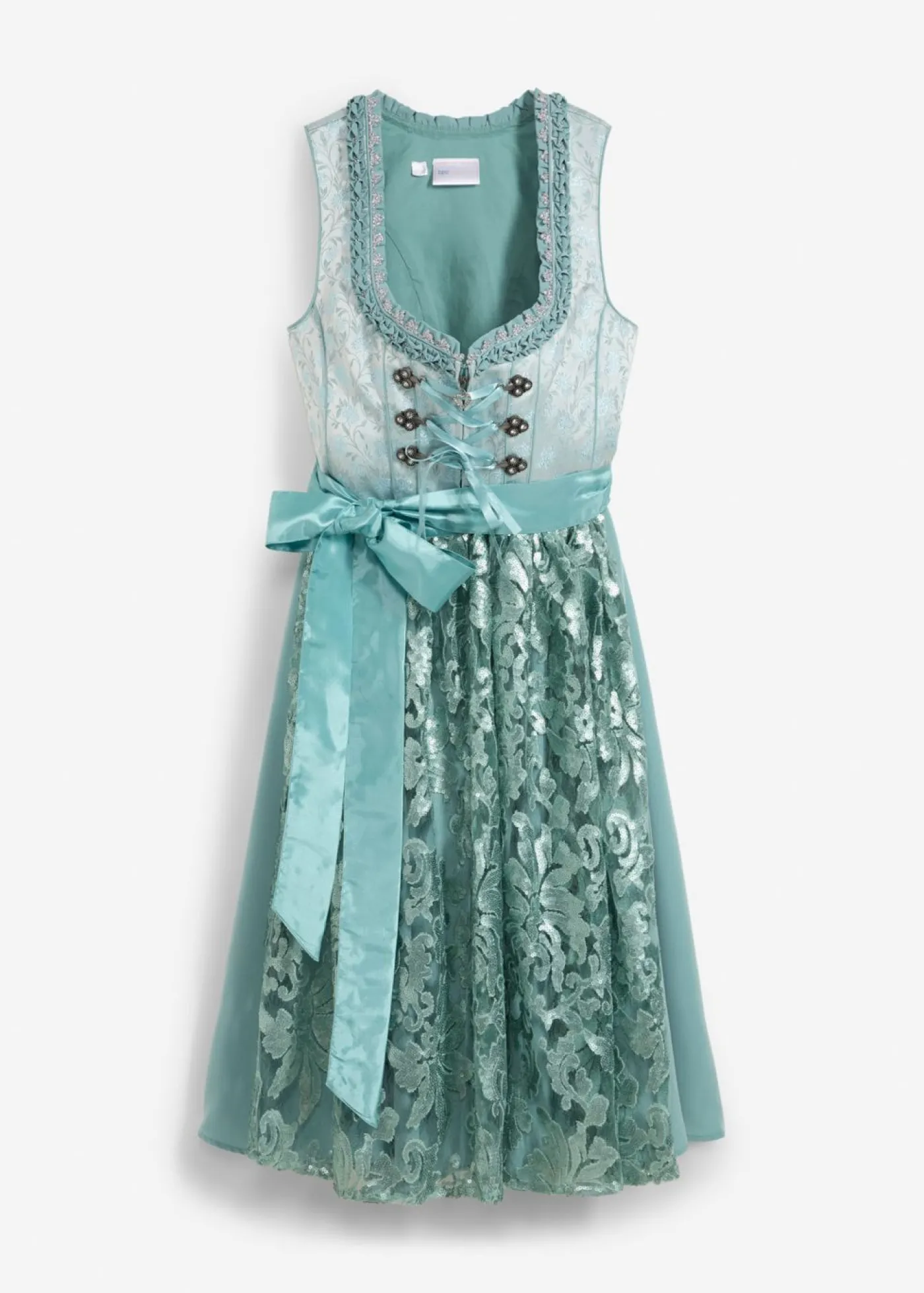 bonprix bonprix Traje tirolés y delantal (2 piezas) azul bondi