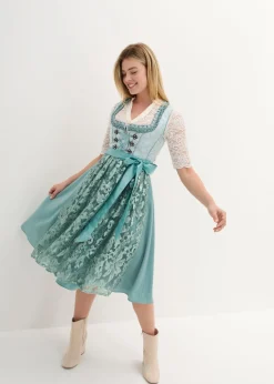 bonprix bonprix Traje tirolés y delantal (2 piezas) azul bondi
