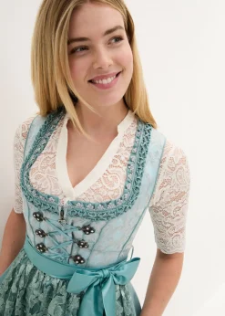 bonprix bonprix Traje tirolés y delantal (2 piezas) azul bondi
