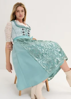 bonprix bonprix Traje tirolés y delantal (2 piezas) azul bondi