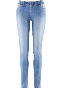 bonprix bonprix Treggings elásticos y cómodos azul medio denim usado Best